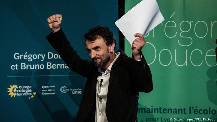 Переможець місцевих виборів у Ліоні - Грегорі Дусе від партії «Європа Екологія Зелені»