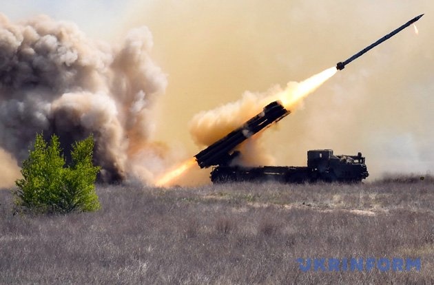 Украинская ракетная система залпового огня «Ольха»