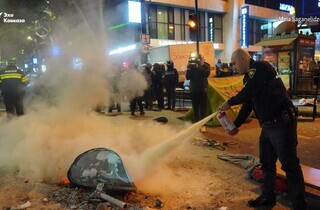 Поліція у Тбілісі знесла наметове містечко протестувальників