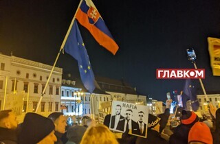 У Словаччині тривають протести проти уряду Фіцо (фото, відео)