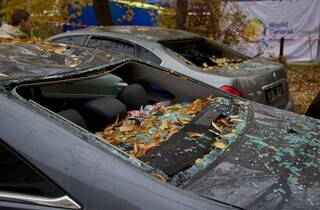 Дніпропетровська ОВА показала фото пошкодженого будинку внаслідок атаки