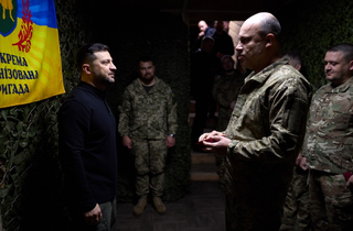 Зеленський приїхав на оріхівський напрямок фронту