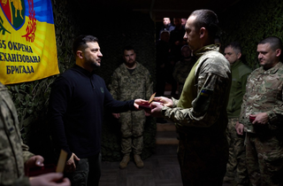 Зеленський приїхав на оріхівський напрямок фронту