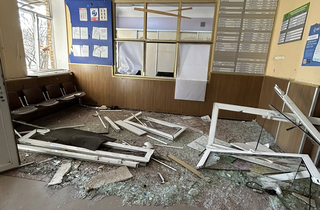 Удар по Києву: пошкоджено корпуси Інституту отоларингології (фото)