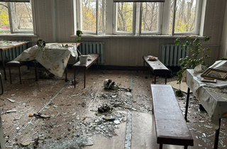 Удар по Києву: пошкоджено корпуси Інституту отоларингології (фото)