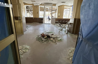 Удар по Києву: пошкоджено корпуси Інституту отоларингології (фото)