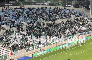 Прапори СРСР і Росії, футболка з «Z». Фанати «Омонії» влаштували провокацію у грі з «Динамо»