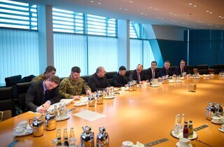 Розпочалася зустріч Зеленського, Мерца і спецпосланців США: перші кадри