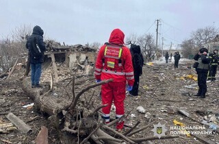 Черкащина: наслідки удару російською ракетою по Умані (фото)