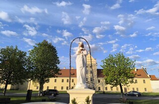 На Львівщині вандали понівечили фігуру Матері Божої (фото)