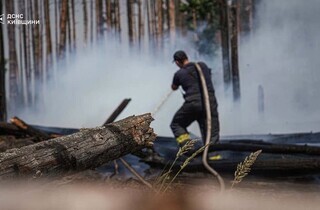 Спека під 50°C та сотні рятувальників: у Чорнобильській зоні триває гасіння пожежі (фото)