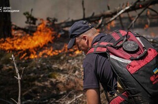 Спека під 50°C та сотні рятувальників: у Чорнобильській зоні триває гасіння пожежі (фото)