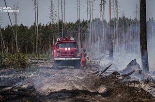 Спека під 50°C та сотні рятувальників: у Чорнобильській зоні триває гасіння пожежі (фото)