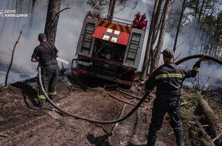 Спека під 50°C та сотні рятувальників: у Чорнобильській зоні триває гасіння пожежі (фото)