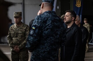 Зеленський на Одещині провів нараду із командуванням ВМС