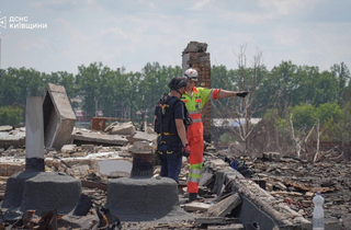 Вишневе: рятувальники провели унікальну операцію з обстеження будівель (фото)