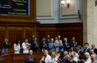 Депутати, які проголосили Незалежність 35 років тому, знову зібралися у Раді (фото)