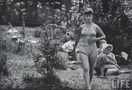 На пляже в Виннице, 1960 год.