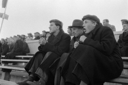 На футболе, Ленинград, 1959 год.