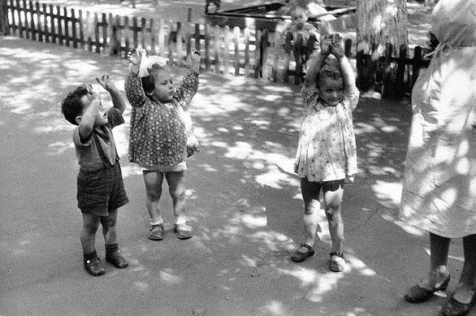 В московском детском саду, 1957 год.