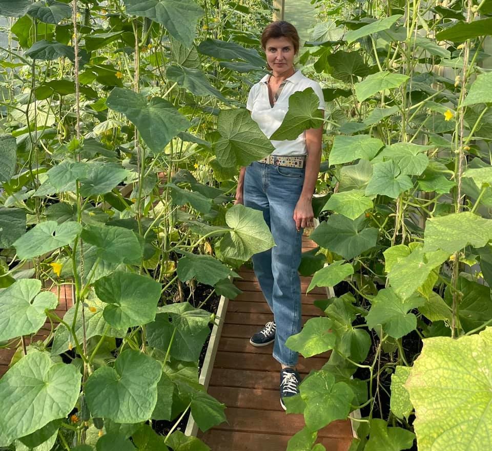 Марина Порошенко показала, що виростила на городі ФОТО
